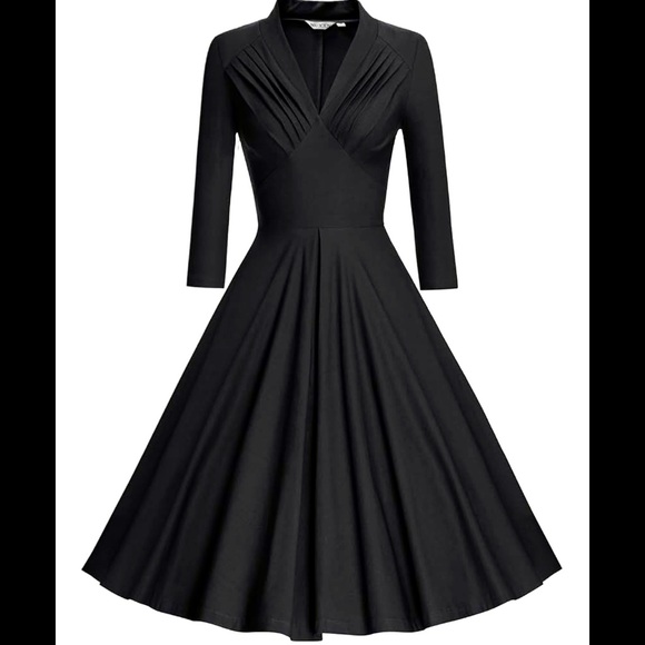 Dresses & Skirts - 50s style Black Cocktail Dress